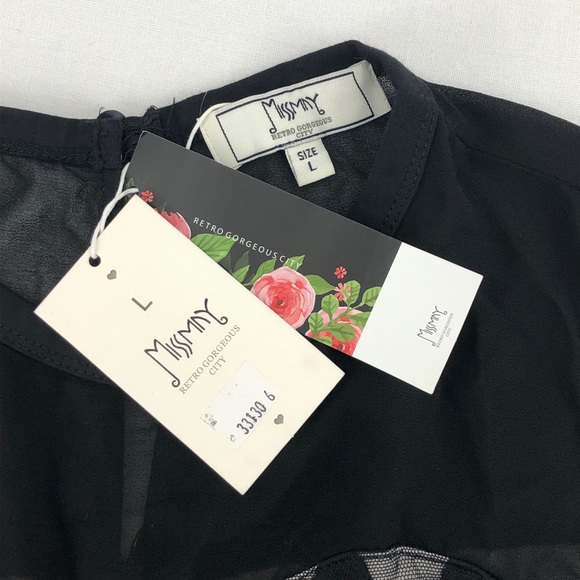 Missmay Black retro dress - Picture 5 of 8